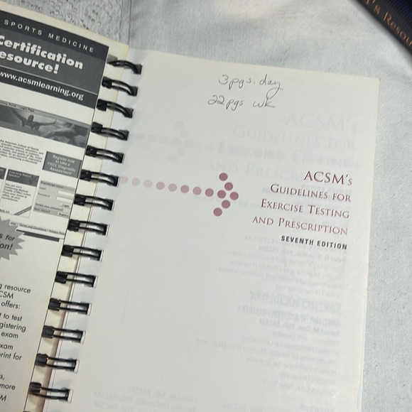 SET OF 3 AMERICAN COLLEGE OF SPORTS MEDICINE CERTIFICATION ACMS TEST PREP BOOKS - Picture 6 of 17